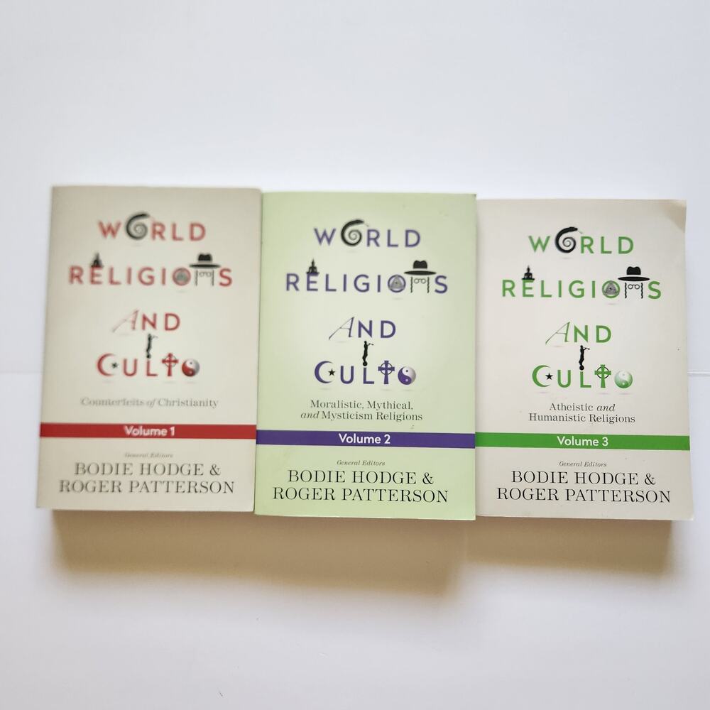 World Religions and Cults Book Lot Vol 1-3 Bodie Hodge Roger Patterson AiG